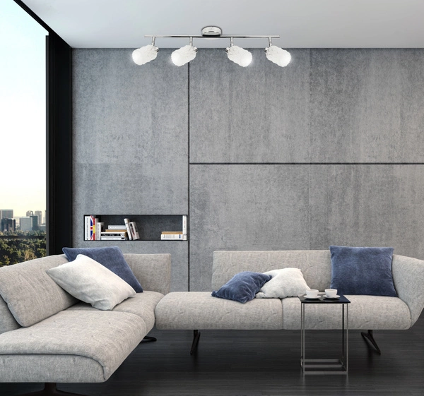 Lampa sufitowa/ścienna TRANS listwa 94-03782 chrom 4xG9