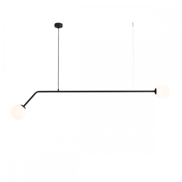Aldex Lampa wisząca PURE 1064H1, czarny/biały, 2x40W E14