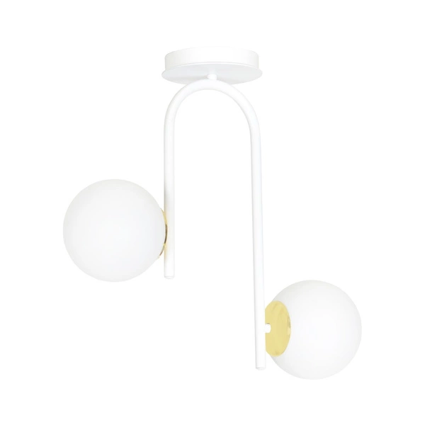 Lampa sufitowa Emibig RAGNAR 2 Biały GOLD 1033/2