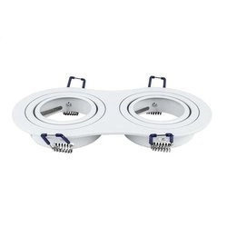 Oczko II biała oprawka GU10 / MR16