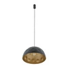 Lampa wisząca HEMISPHERE HIT L BLACK - GOLD śr. 50cm E27 | czarny/złoty 10703