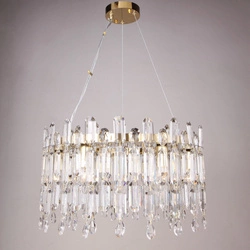 9867-500 CROWN LAMPA WISZĄCA ZŁOTA/GOLD