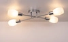 Lampa Sufitowa Tosca 4xE14 Max.40W Chrom Metal/Białe Szkło 9033428