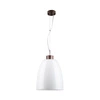 Campana Lampa Wisząca 1xE27 Max,60W Orzech/Transparentny/Biały 9844076