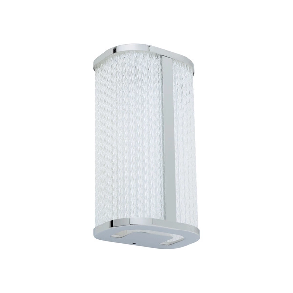 Kinkiet PALMAS LED CHROME wys. 30cm 15W barwa neutralna 4000K IP44 | chrom/biały 10729