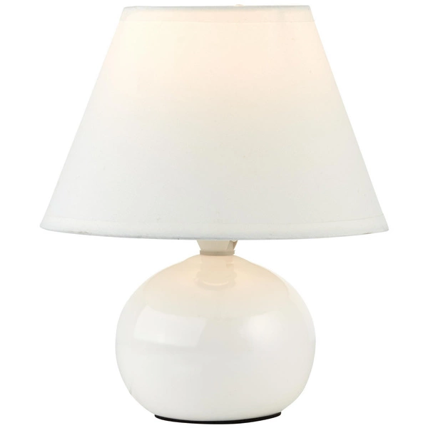 Lampa stojąca Brilliant Primo 1x40W E14 Biały Tekstylia/Ceramika