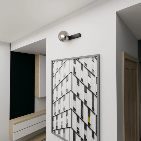 Lampa sufitowa Emibig FIT 1 Czarny/GRAFIT 1122/1