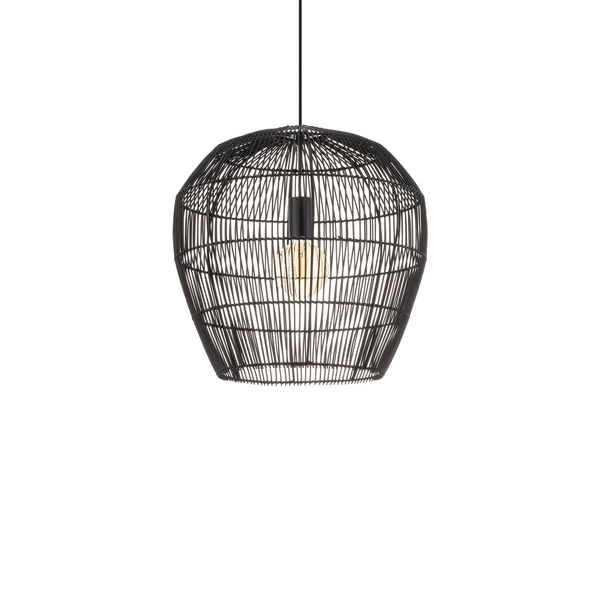 Lampa wisząca HAITI S śr. 43cm E27 | czarny 11166