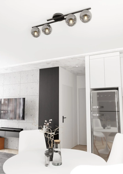 Lampa wisząca Emibig KAIRO 4 BL GRAFIT 1447/4