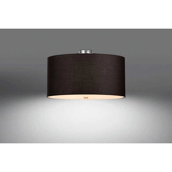 Nowoczesna lampa sufitowa OTTO SL.0746 50cm czarna 5xE27