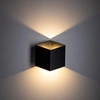 CUBE BLACK KINKIET LED IP 54