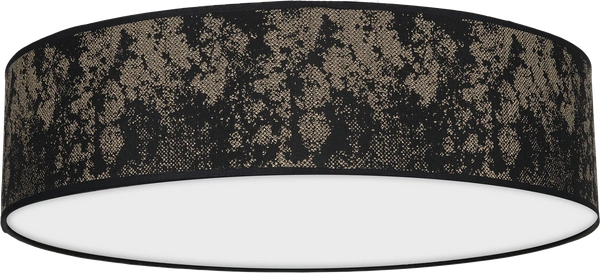 Lampa sufitowa SATINO, Ø50cm, czarny/złoty, 3x60W E27, MLP7318
