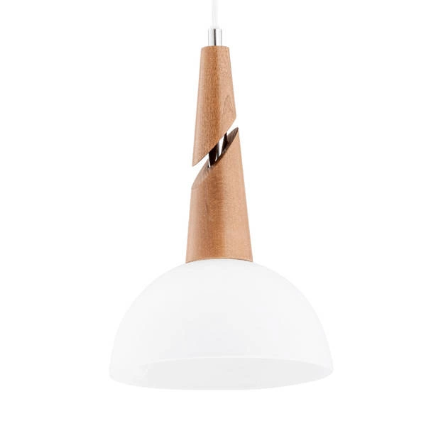 Lampa wisząca nad stół ATOL SILVER E27 wys. 80cm | brązowy