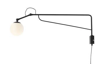 Aldex KINKIET SOHO GLASS DUŻY BLACK 1105C1_D