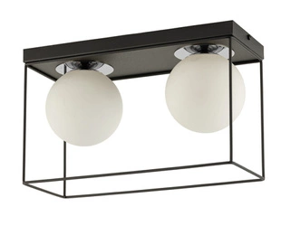 Lampa Sigma AROMA 2 Plafon czarny/srebrny 40707