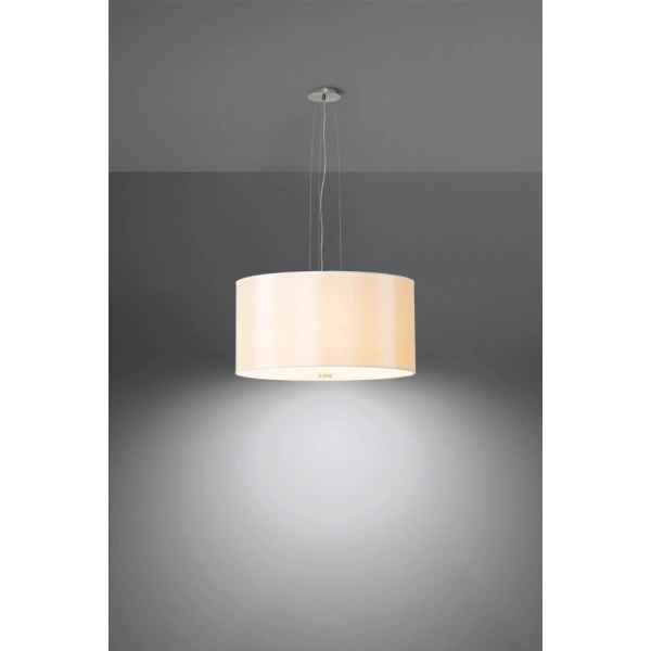 Nowoczesna lampa wisząca OTTO SL.0743 50cm biała 5xE27