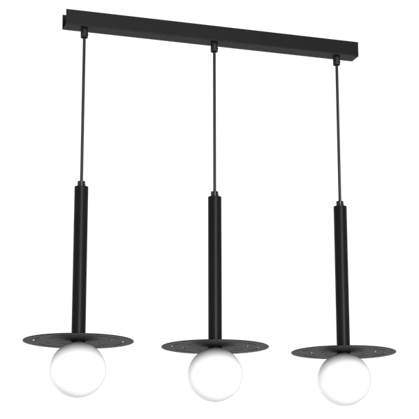 Lampa wisząca FUTURA, MLP8914, czarny/biały, 3x7W G9