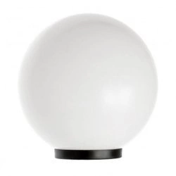 Kula ozdobna do ogrodu szkło akrylowe śr.40 cm ALEKULE G 400 Z | biały