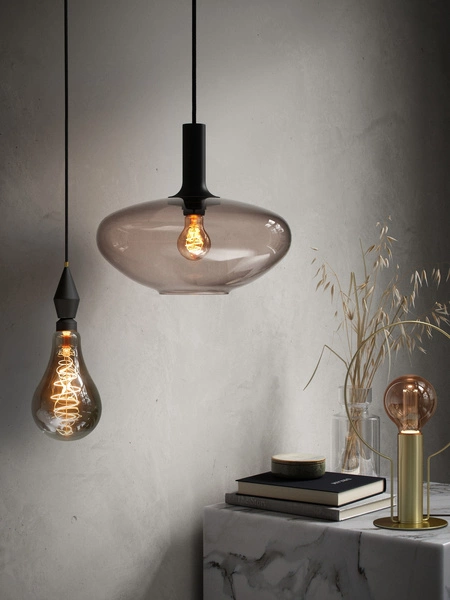 Żarówka Deco E27 1800K Biała b. ciepła Szkło | Przydymiony