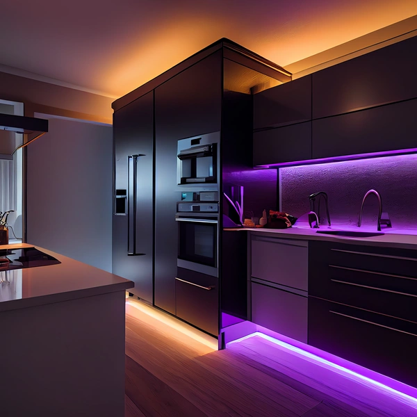 ZESTAW LED RGB 5M ZE STEROWNIKIEM I PILOTEM EKZ2291