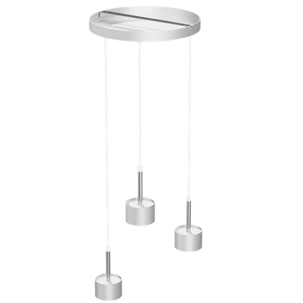 Lampa wisząca ARENA, MLP7780, biały/srebrny, 3x11W GX53