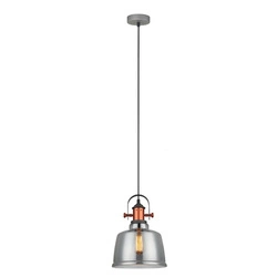 Lampa wisząca SIMALTO śr. 23cm E27 | grafit