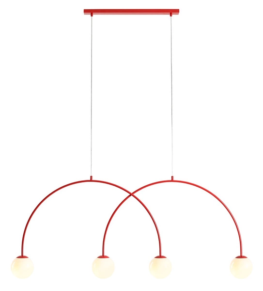 Aldex LAMPA WISZĄCA UNA 4 RED CHILLI L 1116L19_L