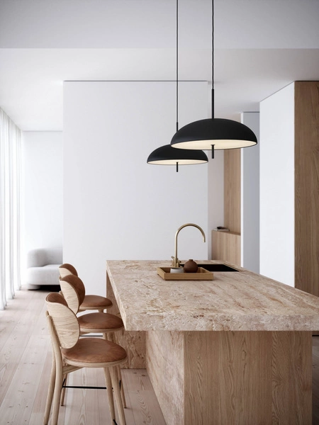 Lampa wisząca VERSALE E27 15W Metal | Czarny