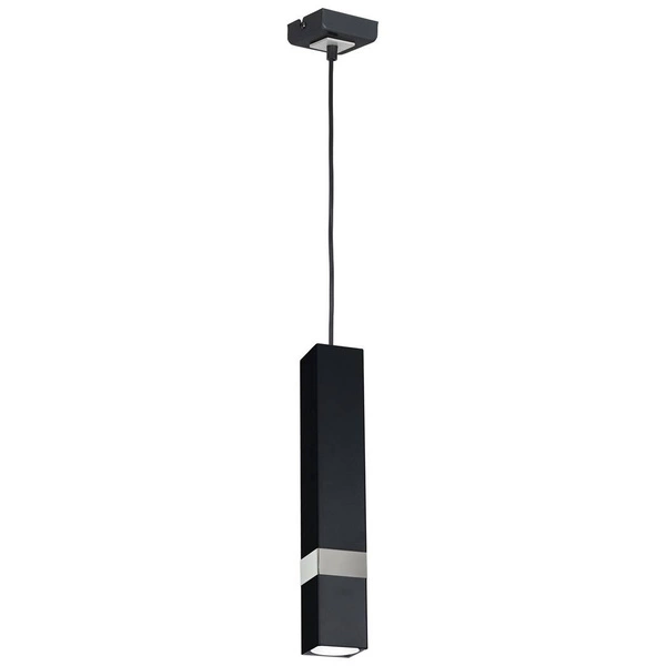 Nowoczesna lampa wisząca VIDAR BLACK/CHROME 1xGU10 MLP6287