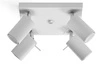 Plafon RING 4 punktowy Stal kolor biały 12W LED, SL.0090