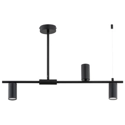 Lampa sufitowa ALFA URANOS CZARNA 3xGU10 74cm | 62536