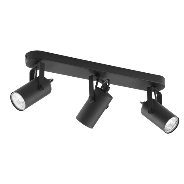 Nowoczesna lampa sufitowa REDO 6502 czarna 3xGU10 6502