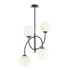 Lampa sufitowa Emibig ARCHI 4B BL OPAL 1288/4B