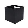 Kinkiet zewnętrzny natynkowy CUBE LED 2x3W 3000K IP54 | czarny