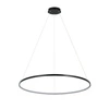 Lampa wisząca RING L 80cm 40W LED barwa zmienna CCT | czarny