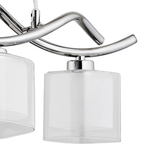 Lampa wisząca ALFA ILLUSION CHROM 3xE14 52cm | 17133