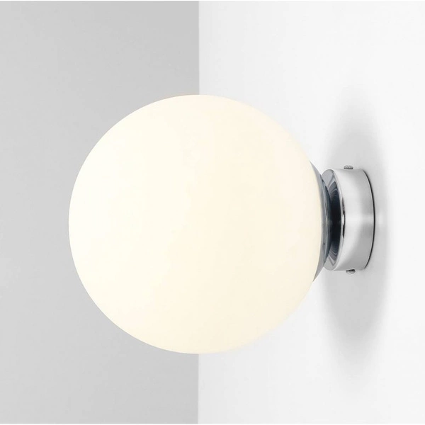 Aldex Kinkiet BALL 1076C4_M, 20 cm, chrom/biały, 1x60W E27