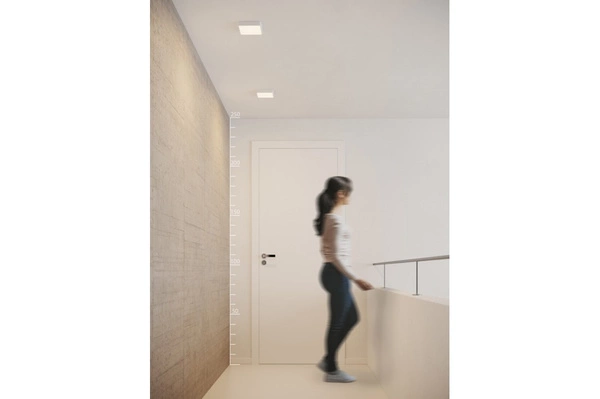 Azzardo SLIM 15 SQUARE 3000K IP44 WHITE 2837