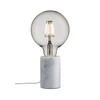 Lampa stołowa SIV E27 60W Marmur | Biały