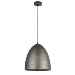 Lampa wisząca Leilani śr. 30cm E27 | szary