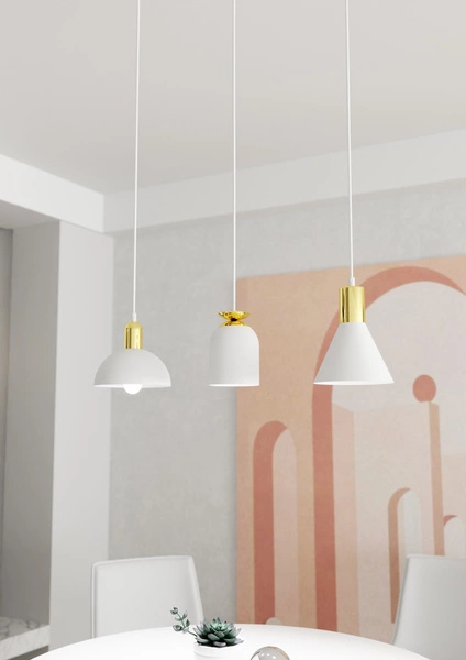 Lampa wisząca Emibig FOX 3 WH 1403/3