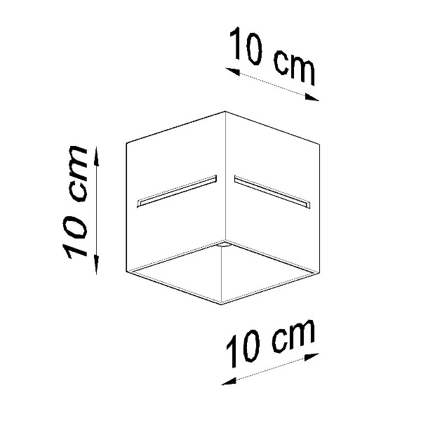 Nowoczesny plafon LOBO SL.0208 Szary 1xG9