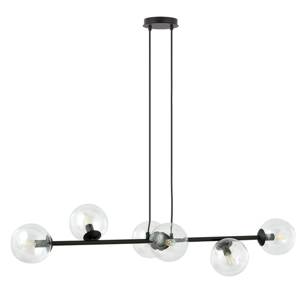 Lampa wisząca Emibig ROSSI 6 BL TRANSPARENT 874/6