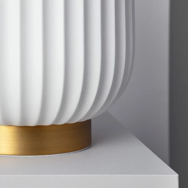 Lampa Stołowa z Porcelany Abruzzo Porcellado E14