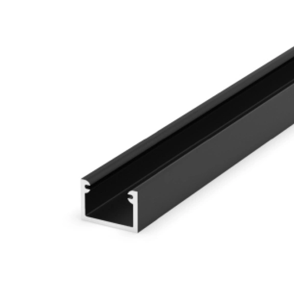 Profil LED P4-2 100cm szer. 11mm | do osłonek C10 | czarny