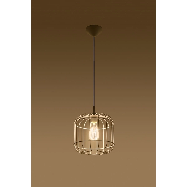 Industrialna lampa wisząca CELTA SL.0295 Biała 1xE27