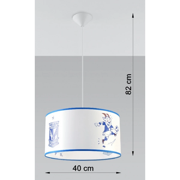 Lampa wisząca KKS LECH POZNAŃ 40 SL.0725 1xE27