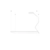 Lampa wisząca TUULA L, biała, 50W LED, barwa neutralna 4000K, TH.168