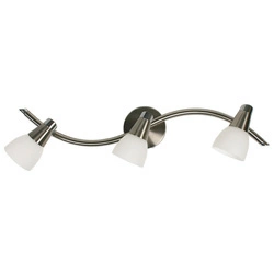 Lampa sufitowa/ścienna SELIA listwa 93-69993 nikiel/chrom/biały 3xG9