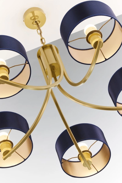 Klasyczny Żyrandol ARTHUR wys. 71cm 5xE27 15W IP20 | złoty połysk